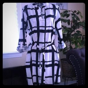 Belted Shirt Dress